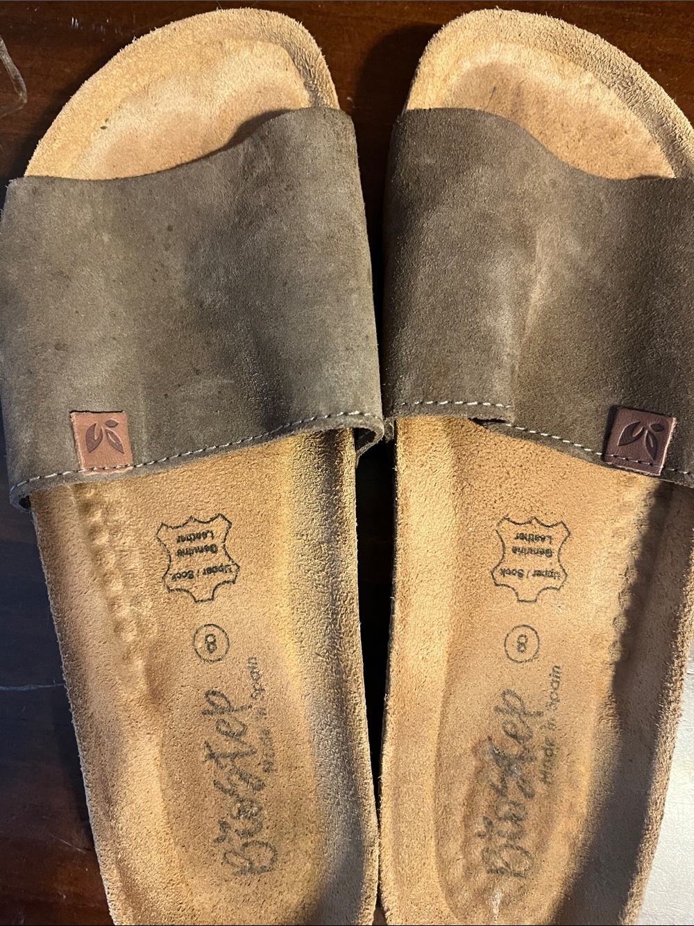 Suede Slide Sandals in Brown - Casual Women’s Comfort - Picture 4 of 4